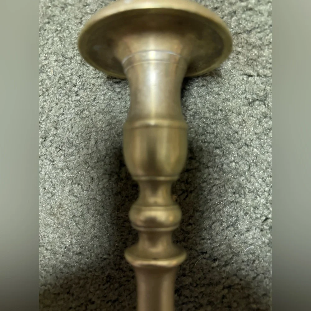 Antique Solid Brass Candle Sticks/Holders